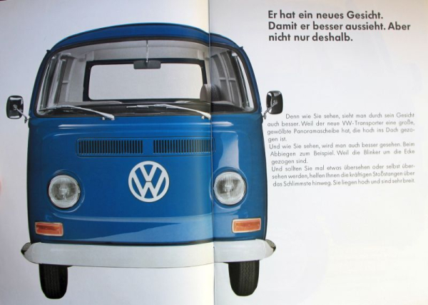 Volkswagen T2 Transporter Modelprogram 1969 "Der Neue" Carbrochure (1273)